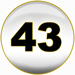 Powerball fourth winning number is 43